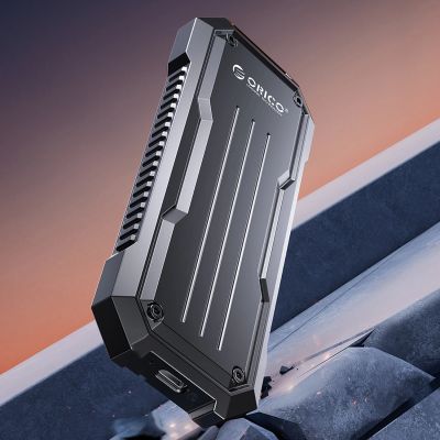 2. Orico OXS2C3-G2 M.2 NVMe/SATA SSD USB-C 3.2 Tactical Reinforced Disk Caddy - Gray
