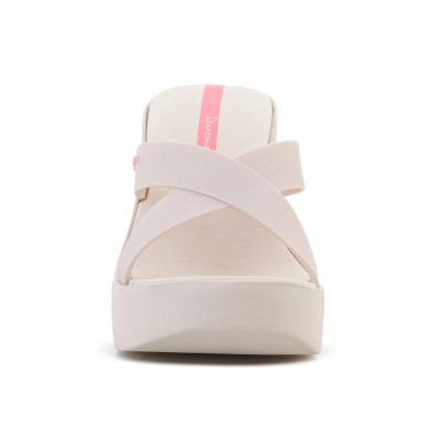 2. IPANEMA HIGH FASHION II SLIDE FEM BEIGE/GLITTER/PINK 83646-BO701