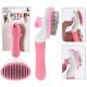 10. PINK SELF-CLEANING BRUSH FOR DOGS AND CAT