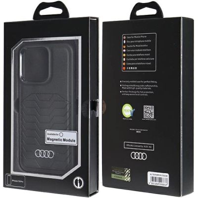 7. Audi Synthetic Leather case with MagSafe for iPhone 13 Pro / 13 - black