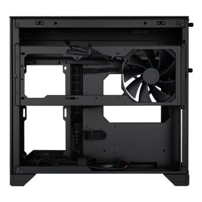 4. Lian Li O11 Vision-M PC Gehäuse, Micro-ATX, Tempered Glass - black