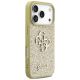 4. Guess Fixed Glitter Big 4G case for iPhone 17 Pro - gold