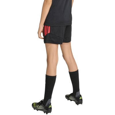 3. adidas Tiro 26 League kids' shorts black and red JY7148