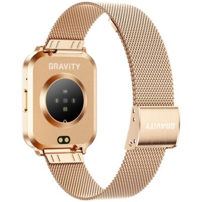 14. Smartwatch Gravity Rose Gold Strap + Bracelet GT44-2