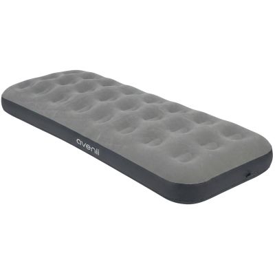 2. FLOCKED MATTRESS 1-PERSON GRAY 191x73x22CM 24637