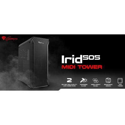 27. GENESIS IRID 505 MIDI TOWER CASE