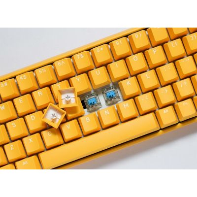5. Ducky One 3 Mini Yellow Gaming Keyboard USB QWERTY US English Yellow