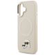6. Karl Lagerfeld Karl & Choupette Pins MagSafe Case for iPhone 17 - Beige