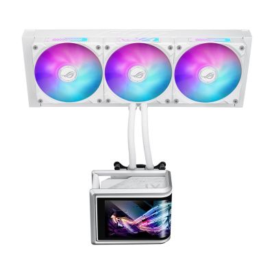 5. ASUS ROG RYUO IV SLC 360 ARGB WHT cooler