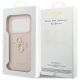 8. Guess Grained Big 4G & Classic Logo iPhone 17 Pro Case - Pink