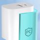 16. Wozinsky WGWCW USB-A USB-C 20W Wall Charger - White
