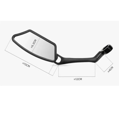 3. Rockbros left bicycle mirror 26210007001 black