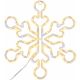2. DECORATIVE HANGING SNOWFLAKE 32.5 CM 100LED TRIMER WARM WHITE