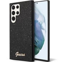 Guess Glitter Script Case for Samsung Galaxy S23 Ultra - Black
