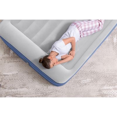 10. Bestway 67630 / 23 Air Mattress Double Mattress Blue, White Unisex
