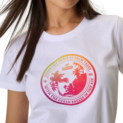 4. Women's T-shirt 4F F2718 white 4FWSS26TTSHF2718 10S