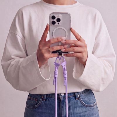 2. Tech-Protect C5SD Rope CrossBody Phone Lanyard - Lavender