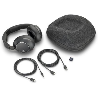 9. POLY Voyager Surround 80 UC USB-C Headset + USB-C/A Adapter