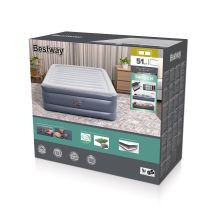 Bestway 6713I / 23 Air Mattress Double Mattress Gray Unisex