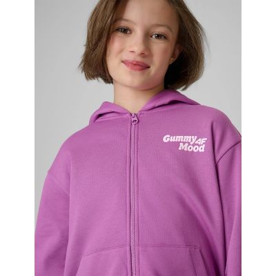 9. Girls’ Loose-Fit Hooded Sweatshirt 4F 4FJRSS26TSWSF2902-51S