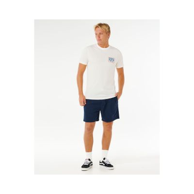 3. RIP CURL Pacific Rinse Sunrise Tee Men's White