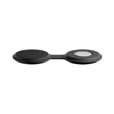 2. Native Union Qi2 15W Wireless Travel Charger for Two Devices, MagSafe Compatible (Black) - Voyage 2-in-1