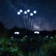 11. SOLAR LAMP DANCING IN THE WIND WHITE BALLS 6 LED 72CM COOL WHITE