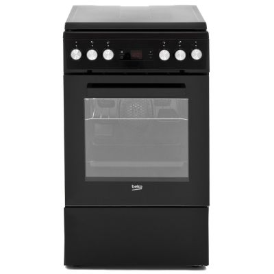 7. BEKO FSE52321DBD gas-electric cooker | convection | grill | steam cleaning | black