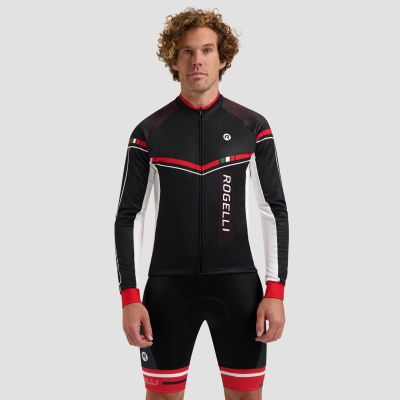 3. Rogelli GARA MOSTRO II Long-Sleeve Cycling Jersey, Red, 3XL