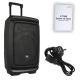 34. V-TONE OrionX 14 ACCU - Active speaker, black, rechargeable, Bluetooth, TWS, USB, AUX, FM, DSP, extendable handle, transport wheels, 135W RMS