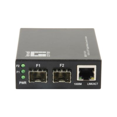 2. LevelOne GVT-2011 - Media converter - GigE - 10Base-T, 100Base-TX, 1000Base-T, 1000Base-X - RJ-45 / SFP (mini-GBIC)