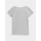 4. Women's regular plain T-shirt 4F 4FMM00TTSHF732-27M