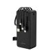 Dudao K11 Max 30000mAh Powerbank with Built-in Cables - Black