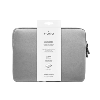 2. Puro Slim Guard 14" Laptop Bag - Gray