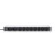 18. Digitus Power strip with aluminum profile, 10 sockets, 2 m power cord, IEC C20 plug