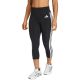Women's adidas 3/4 Optime Essentials Workout 3-Stripes Leggings Black KE6062
