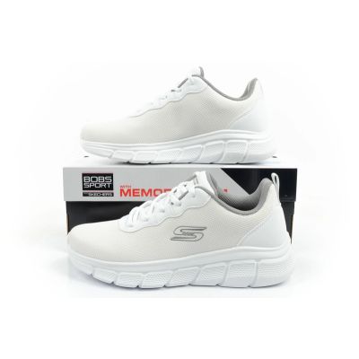 10. Skechers Bobs B Flex men's sneakers, fashionable white