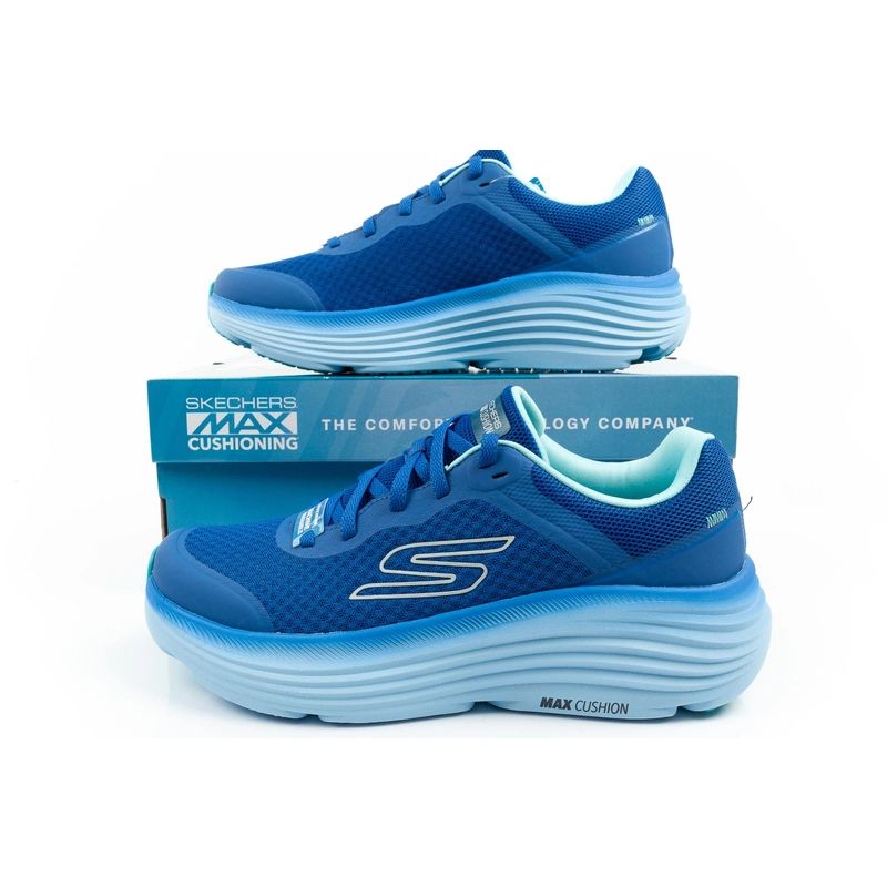 10. Skechers Max Cushioning Men's Light Blue Running Shoes