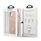 8. Guess GUHCP13SPSATPP iPhone 13 mini 5,4 "pink / pink hardcase SaffianoTriangle Logo Cardslot