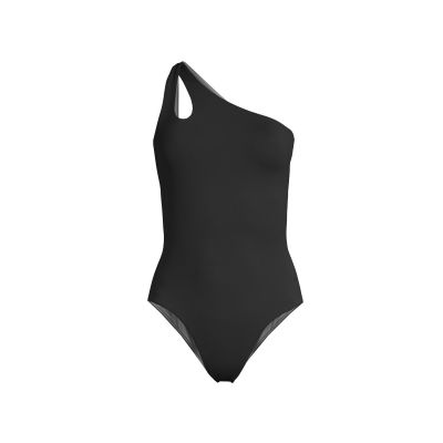 CASALL One Shoulder Swimsuit Black