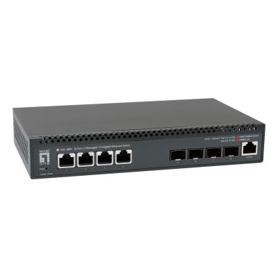 7. LevelOne XEL-0891 Managed L3 10G Ethernet (100/1000/10000) Desktop Gray