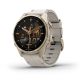 Garmin Fenix 8 43mm AMOLED Sapphire Titanium Soft Gold with Limestone Leather Strap