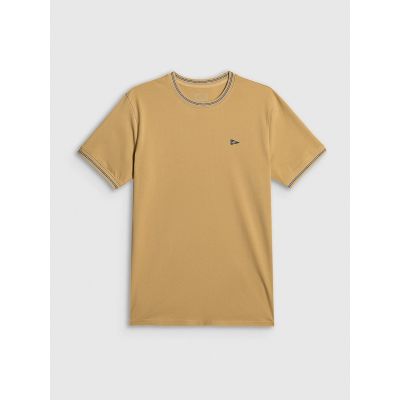 5. Men's regular plain T-shirt 4F 4FRSS26TTSHM3997-83S