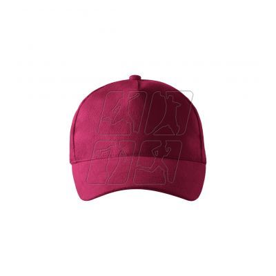 2. Unisex cap 5P (garnet)