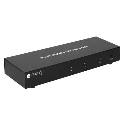 3. TECHLY KVM SWITCH DISPLAYPORT/USB 2X1 DUAL HE