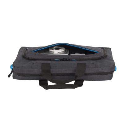 13. Rivacase Regent 8058 43.9 cm (17.3") Messenger Case Black, Cyan