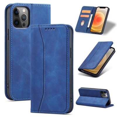 3. Magnet Fancy Case Case for iPhone 12 Pro Max Pouch Card Wallet Card Stand Blue