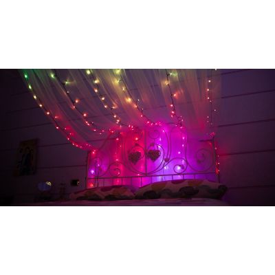 9. Twinkly 600 RGB Smart Christmas Lights 48m