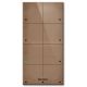 2. Grenton Touch panel / 8 touch fields / TF-Bus / light front made of natural leather