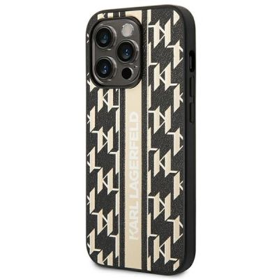 2. Karl Lagerfeld KLHCP14XPGKLSKW iPhone 14 Pro Max 6,7 "hardcase brown / brown Monogram Stripe